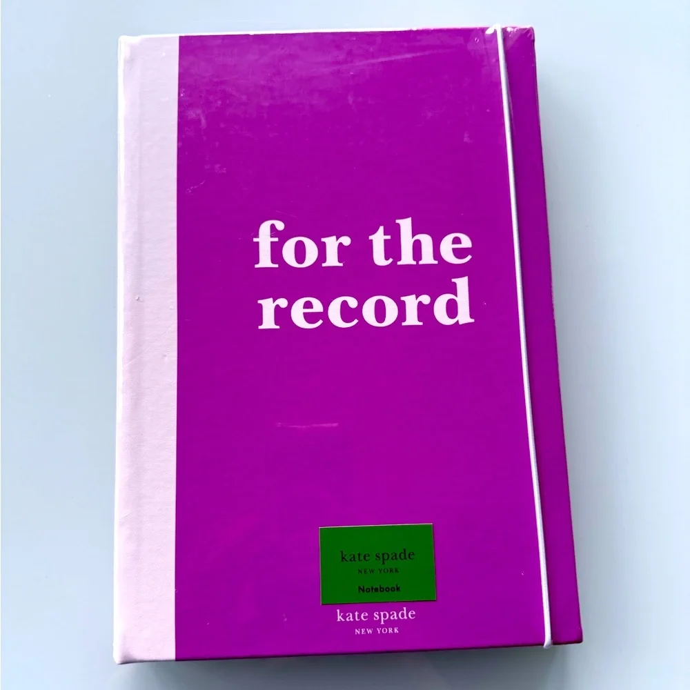 Kate Spade 'For the‎ Record' Notebook | NWT
